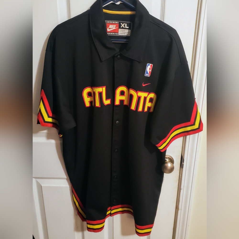 Nike NBA ATL Hawks XL Athletic Sport Warm Up Jacket